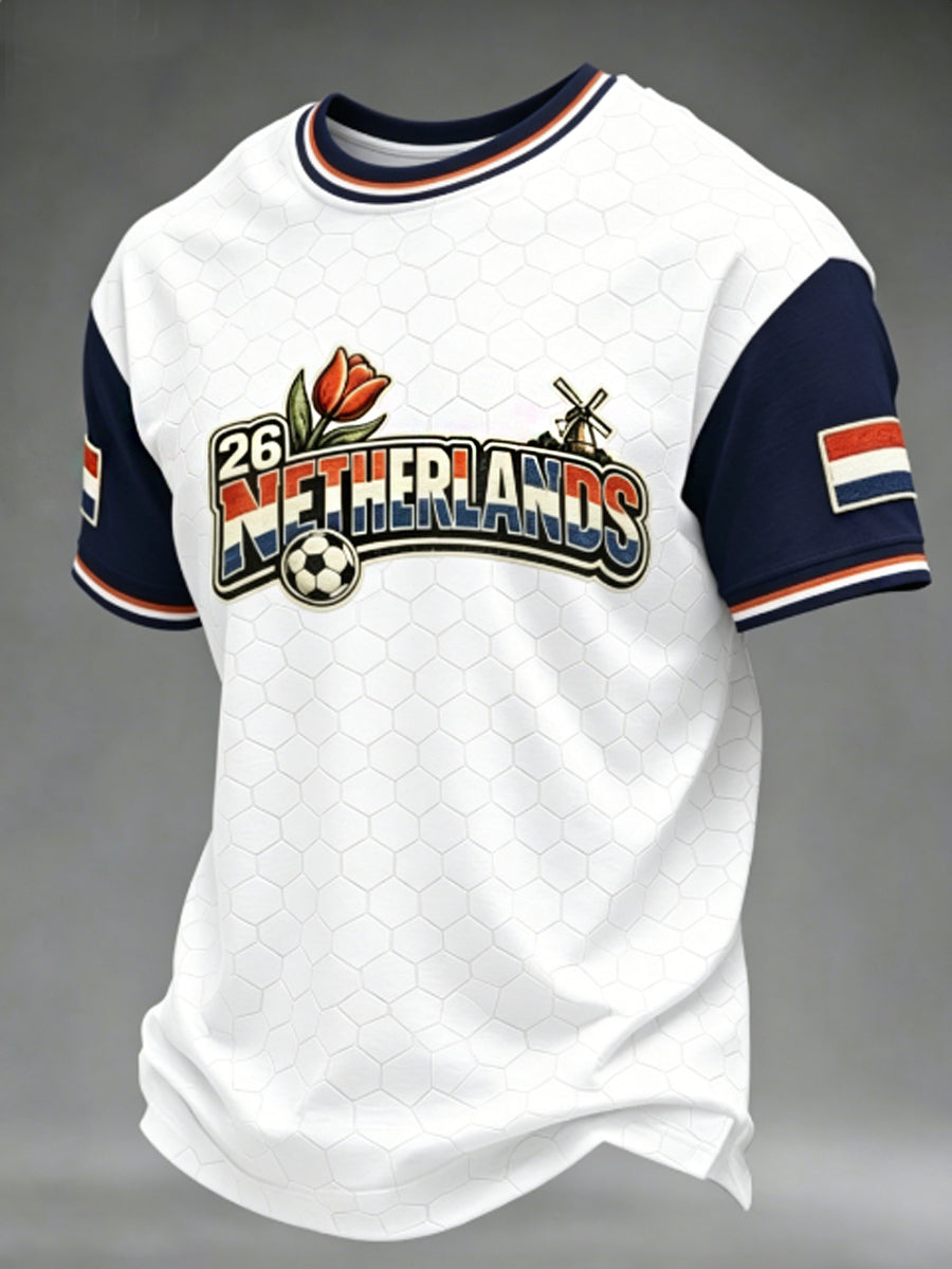 Heren t-shirt met korte mouwen