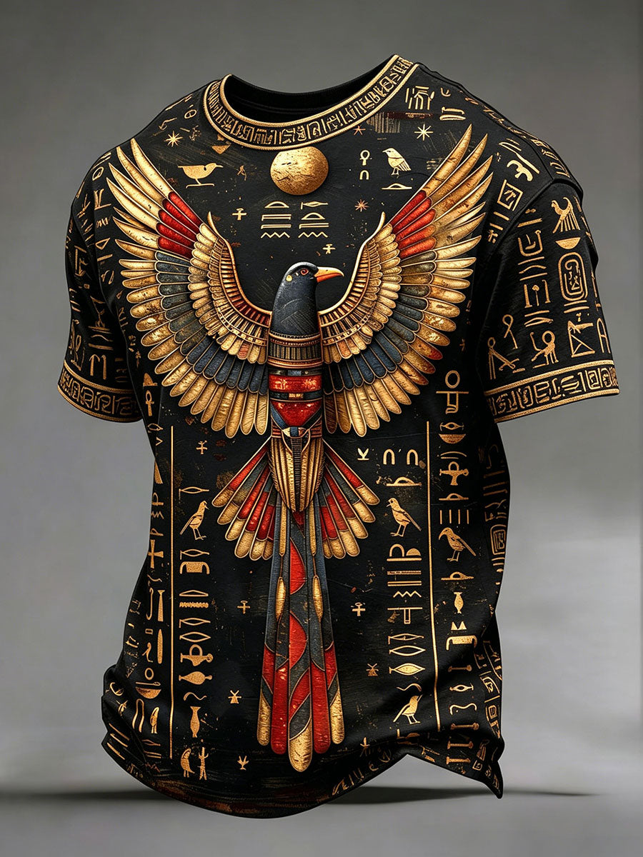 Horus T-shirts uit het oude Egypte voor heren