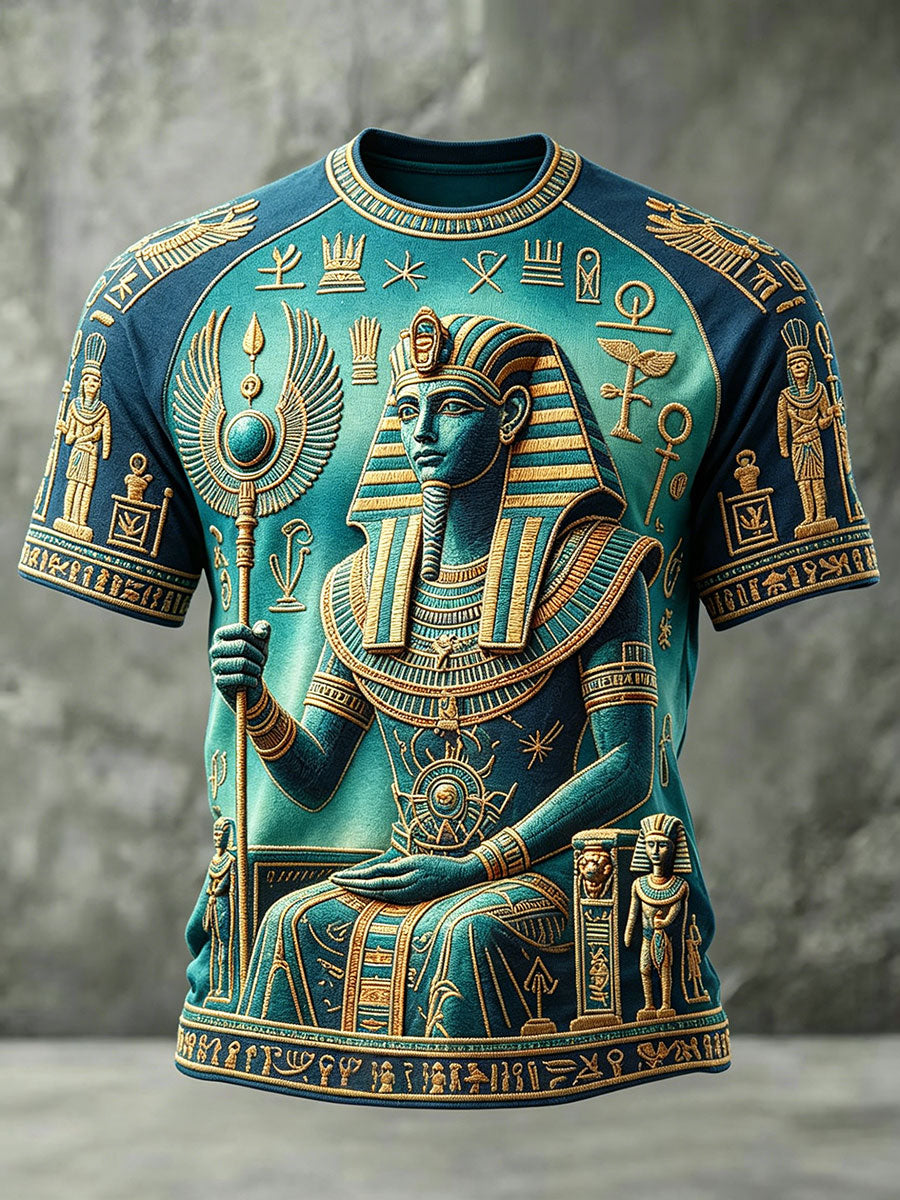 Heren-T-shirts met Oud-Egyptische Osiris-afbeelding