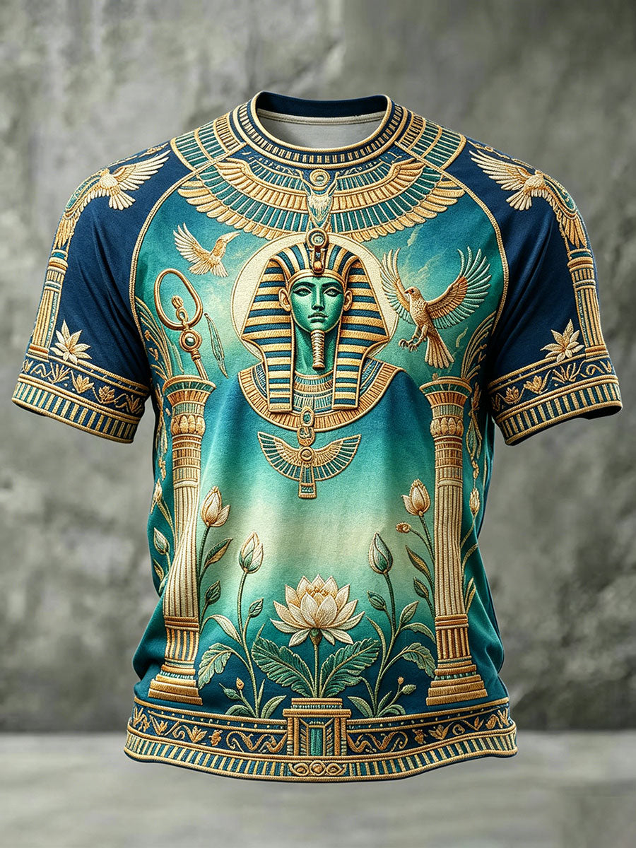 Heren-T-shirts met Oud-Egyptische Osiris-afbeelding