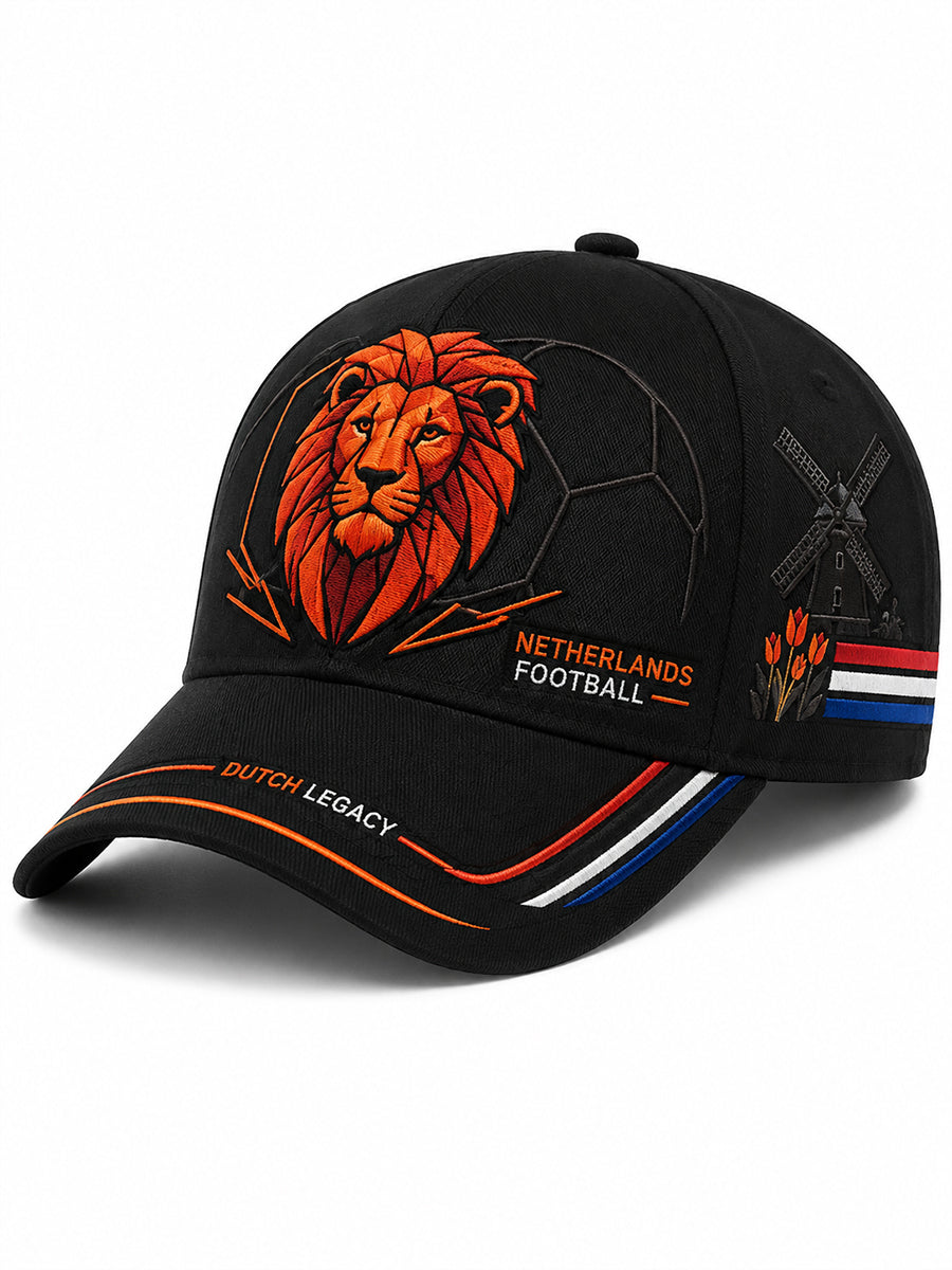 Herenhoed met voetbalprint