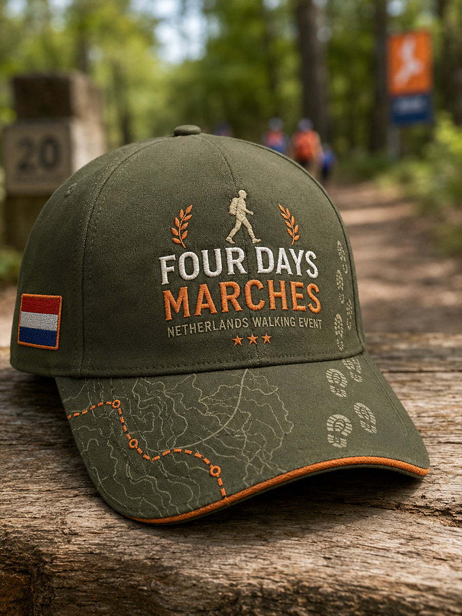 Muts met camouflageprint in militaire stijl