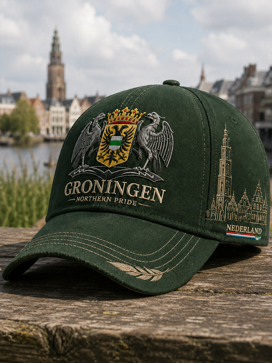 Muts met herdenkingsprint van de stad