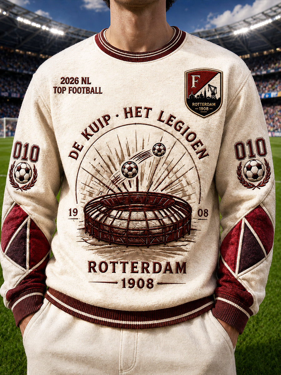 Feyenoord Football-Gedrukte casual vroege herfst sweatshirt met lange mouwen