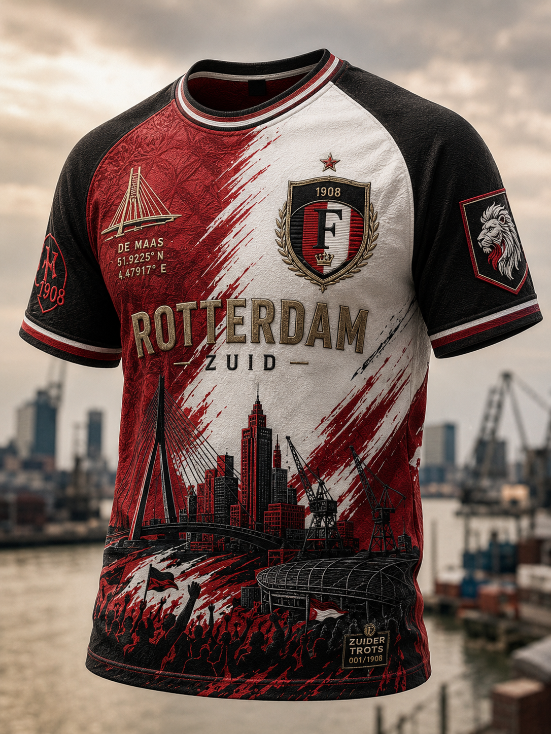 Heren Feyenoord T-shirt met korte mouwen