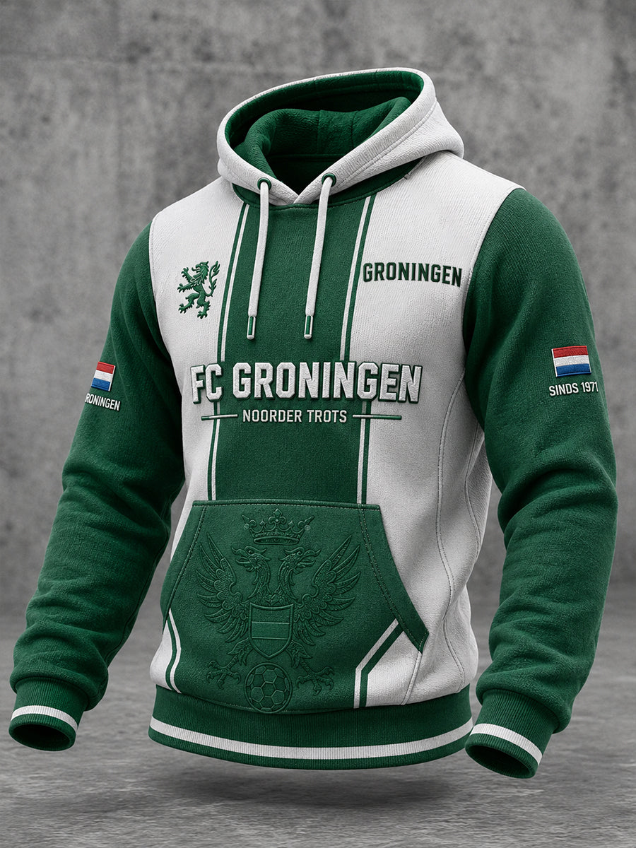 Sweatshirt met lange mouwen en een voetbalthema