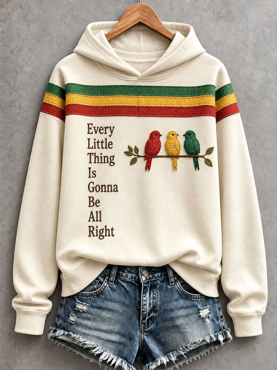 Dames elk klein ding gaat goed met een hoodie