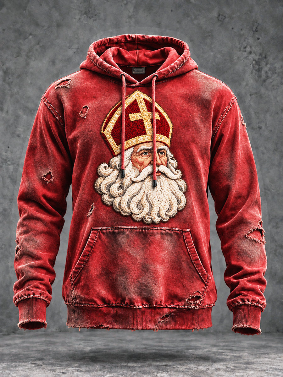Herenvintage Nederlandse sweatshirt met capuchon voor dames