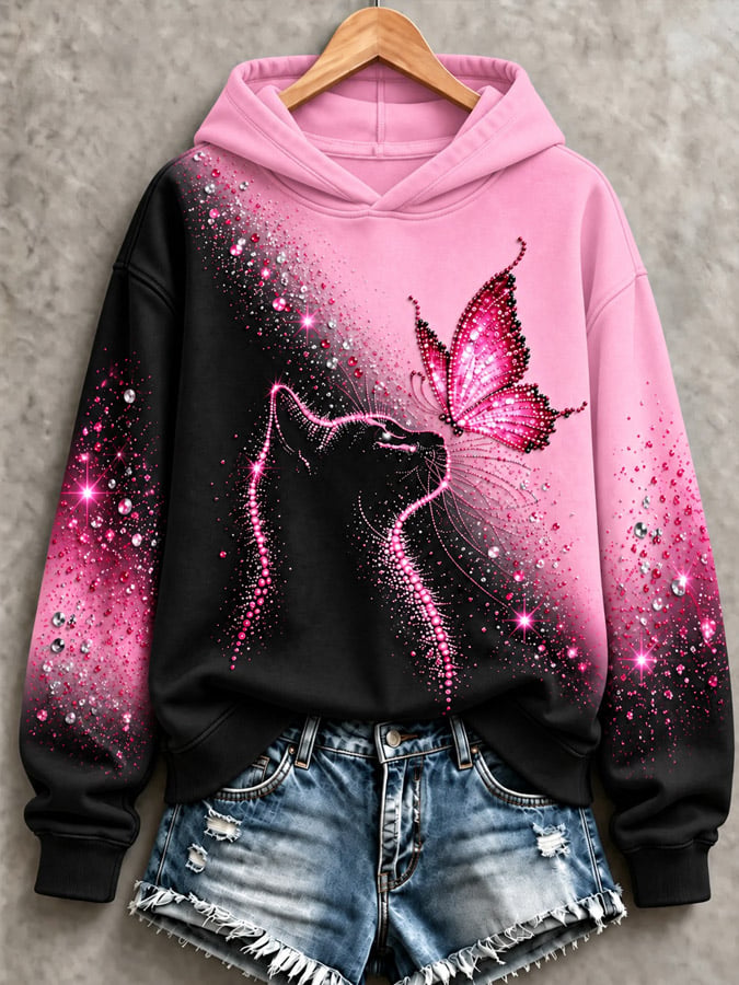 Vrouwenregenachtig sweatshirt tegen borstkanker