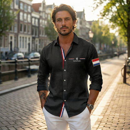 Heren Koningsdag Wafelshirt