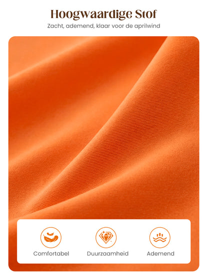 Dames Vintage Nederlandse Koningsdag Viering Casual T-shirt
