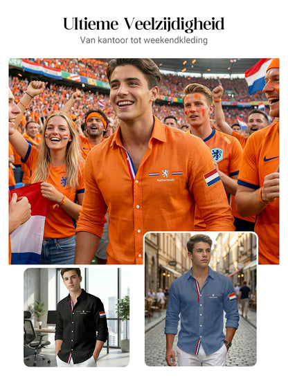 Heren Koningsdag Wafelshirt