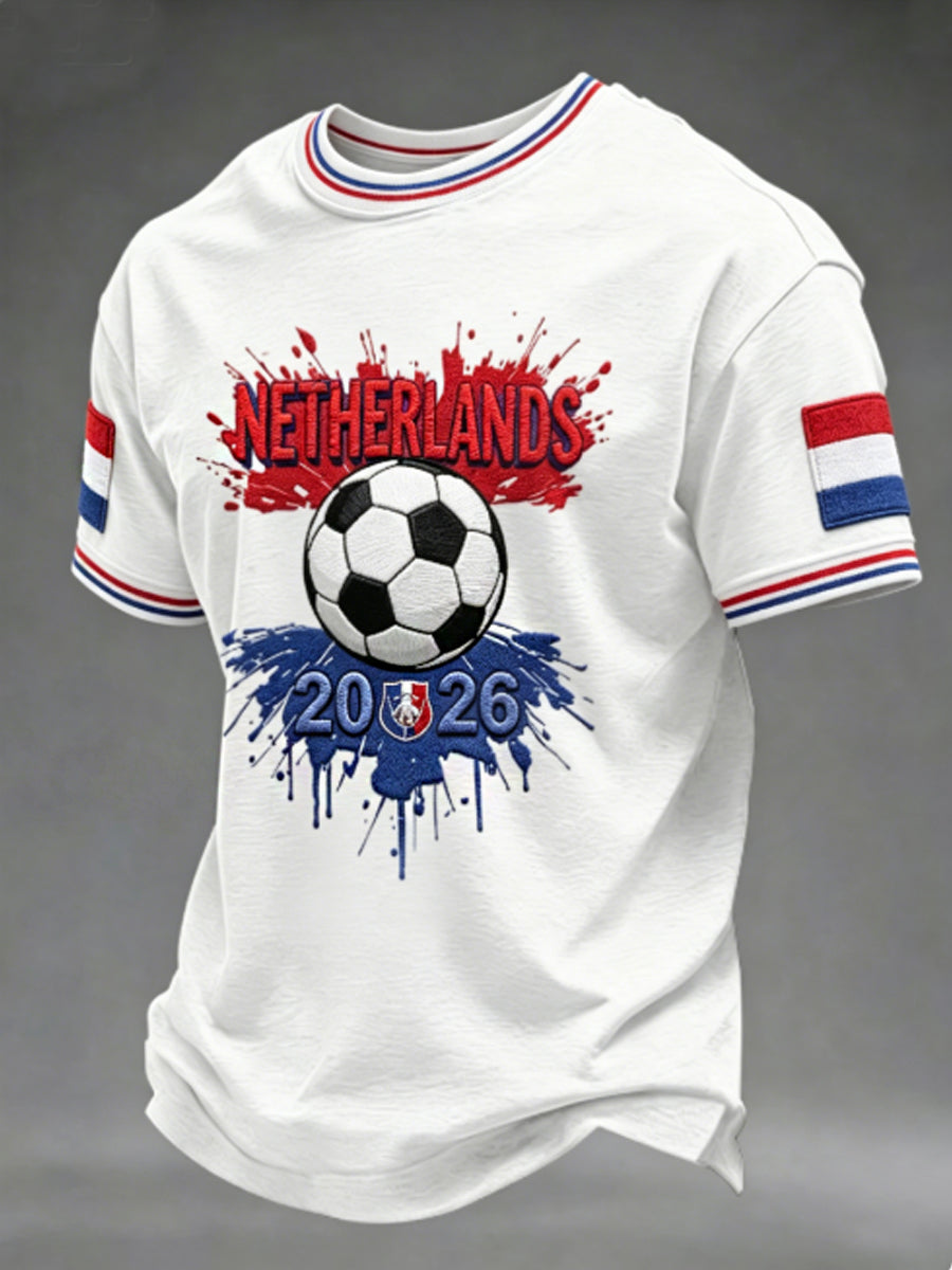 Heren t-shirt met korte mouwen