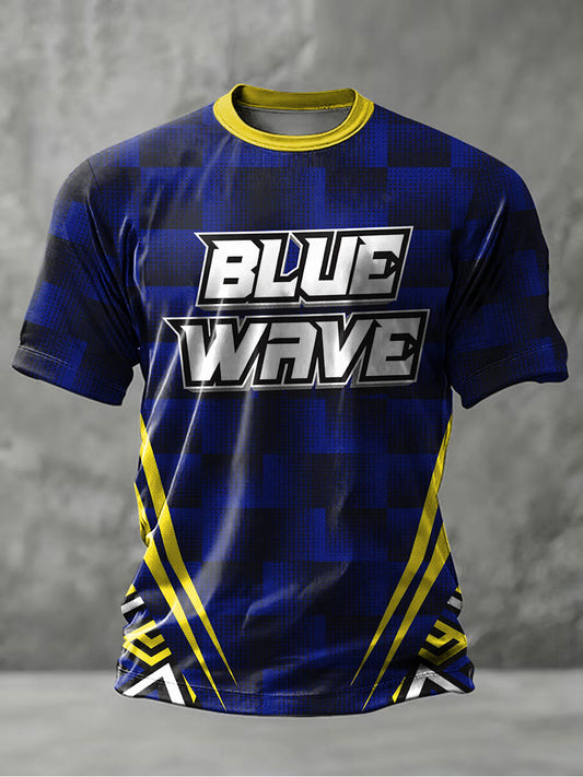 Heren Curaçao voetbalprint casual t-shirt