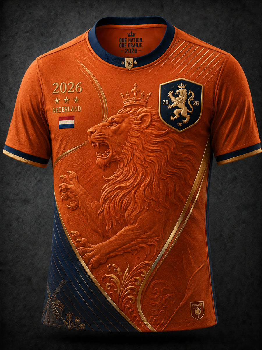 Retro Nederlands Voetbal Fan Herinnerend T-shirt