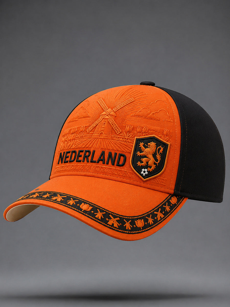 Uniseks cadeau voor voetbalfans, casual pet met opdruk