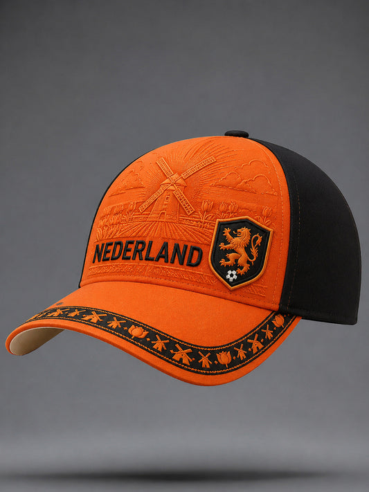 Uniseks cadeau voor voetbalfans, casual pet met opdruk
