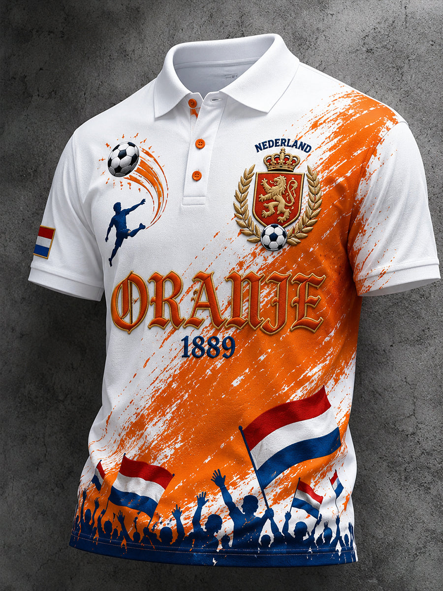 Heren T-shirt met korte mouwen voor voetbal