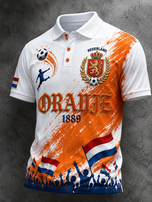 Heren T-shirt met korte mouwen voor voetbal