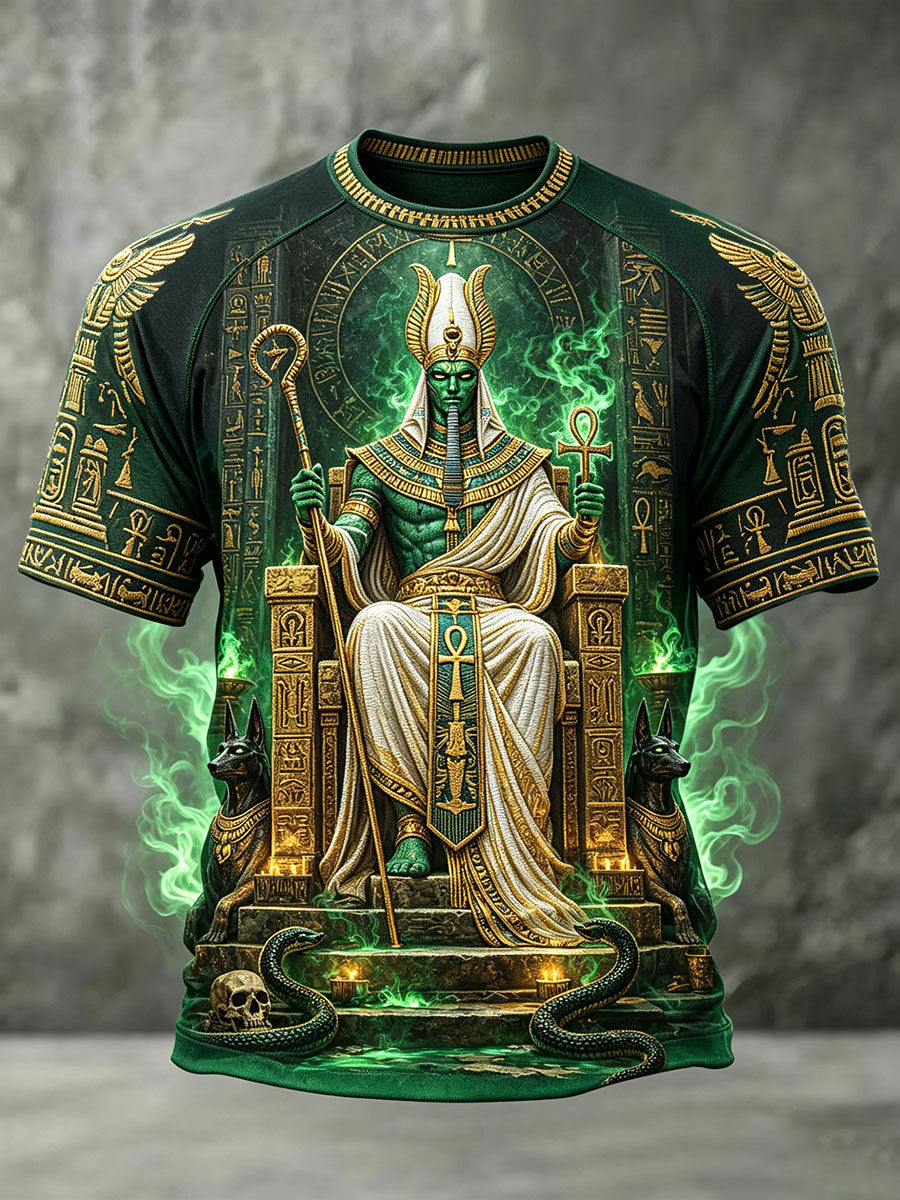 Osiris T-shirts uit het oude Egypte voor heren