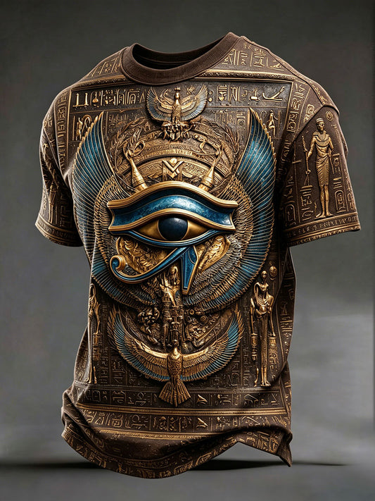 Heren-T-shirts met het Oude Egyptische Oog van Horus