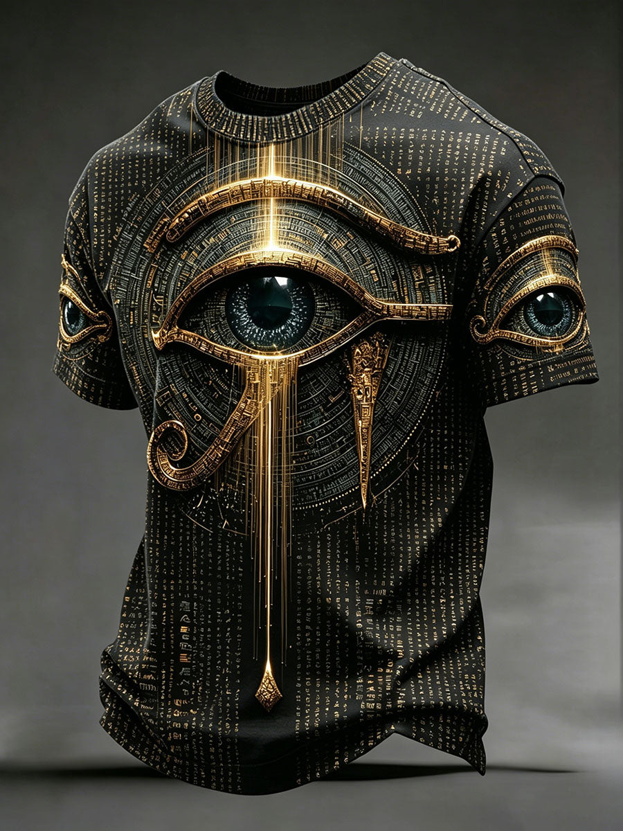 Heren-T-shirts met het Oude Egyptische Oog van Horus