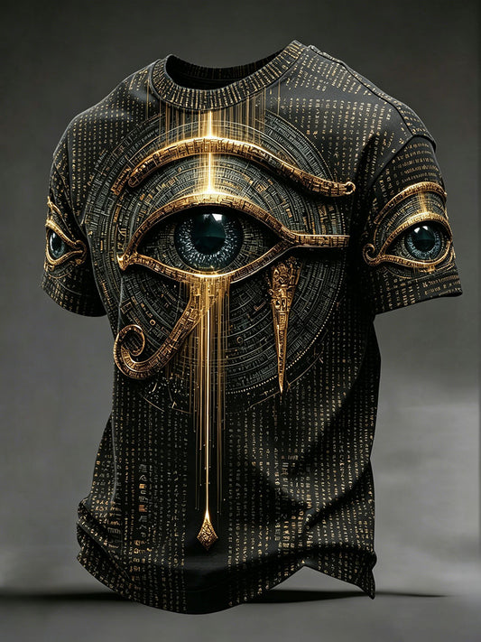 Heren-T-shirts met het Oude Egyptische Oog van Horus