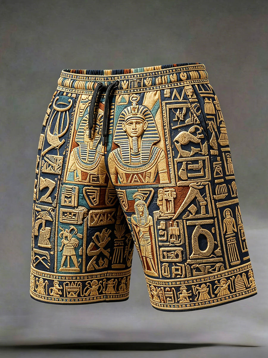Korte broeken voor mannen met het Oude Egyptische Oog van Horus
