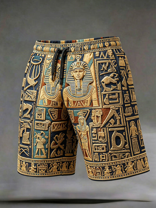 Korte broeken voor mannen met het Oude Egyptische Oog van Horus