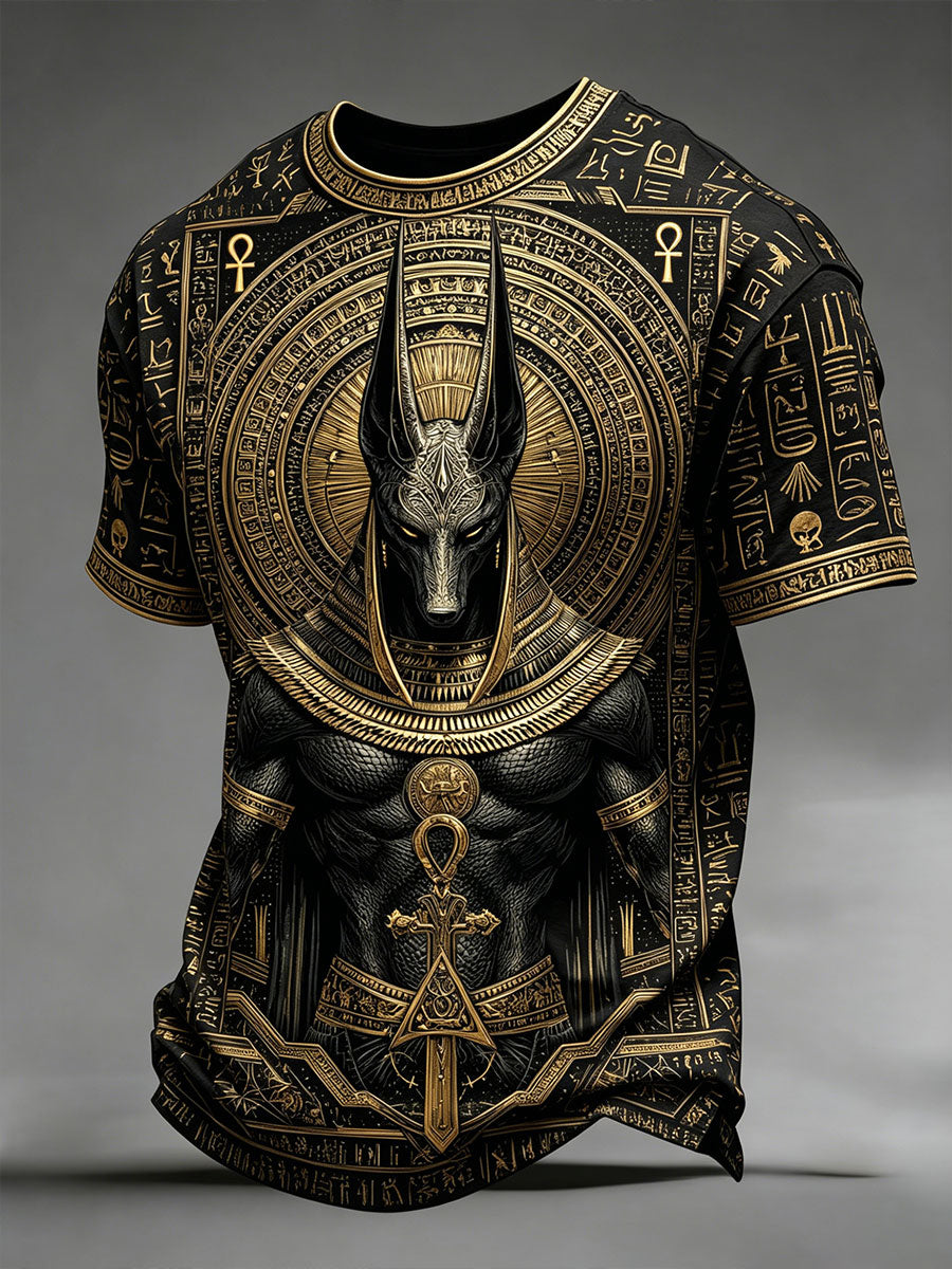 Anubis T-shirts van het oude Egypte voor heren