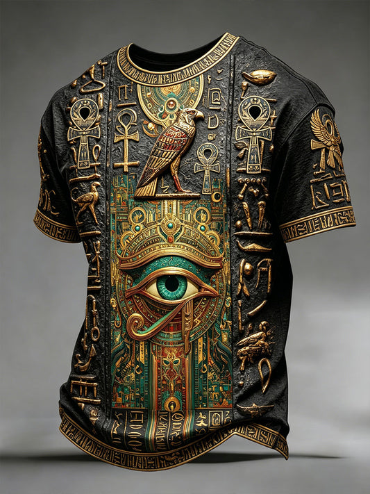 Heren-T-shirts met het Oude Egyptische Oog van Horus