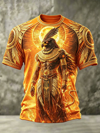 Heren-T-shirts met Horus uit het oude Egypte
