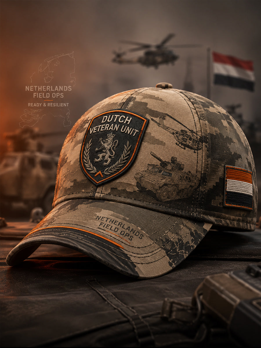Heren militaire camouflageprint hoed