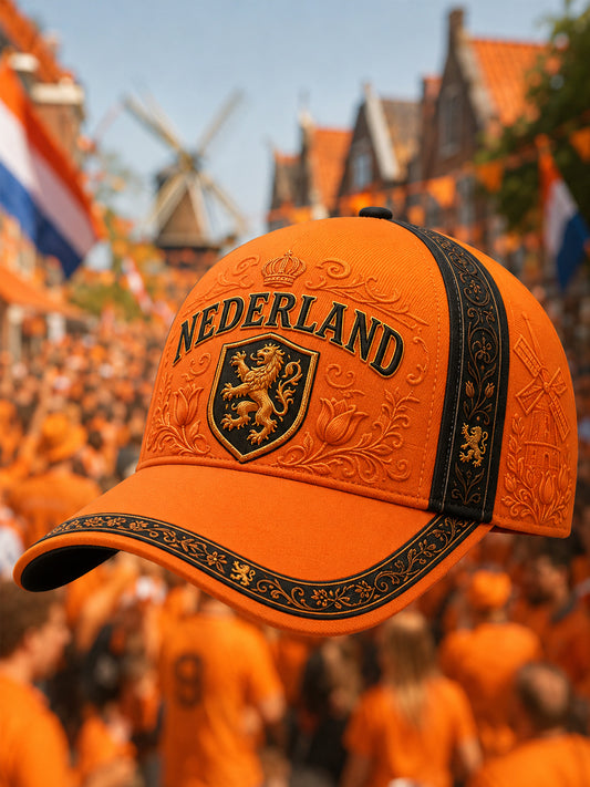Uniseks Nederlandse printmuts