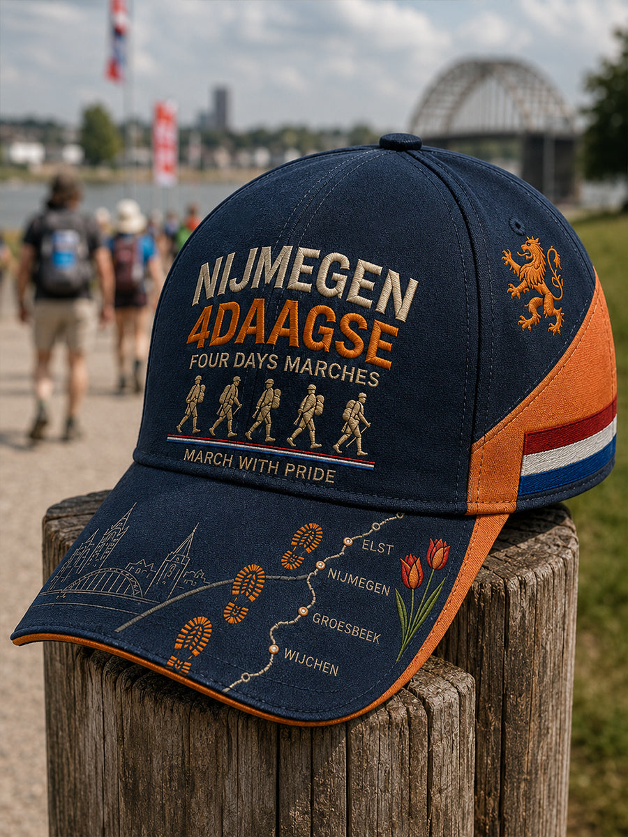 "Vierdaagse maart" Festival Grafische Print Hat