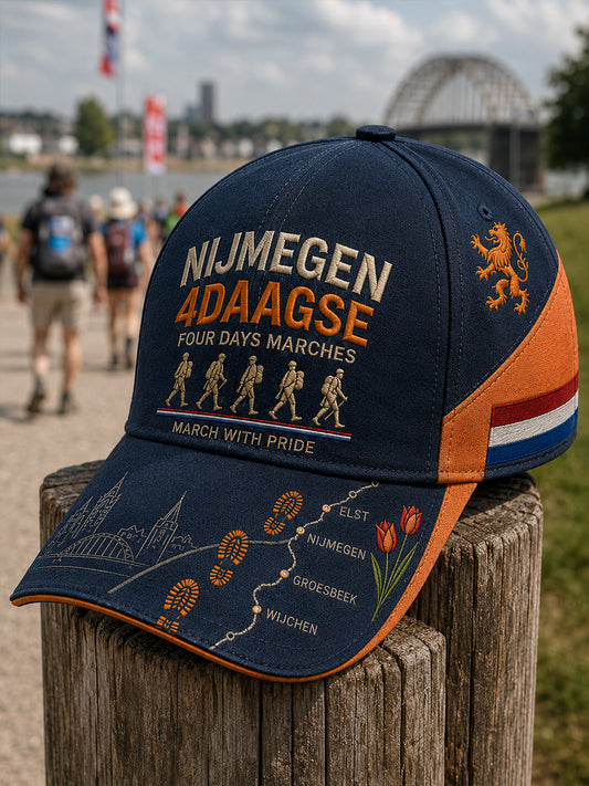 "Vierdaagse maart" Festival Grafische Print Hat