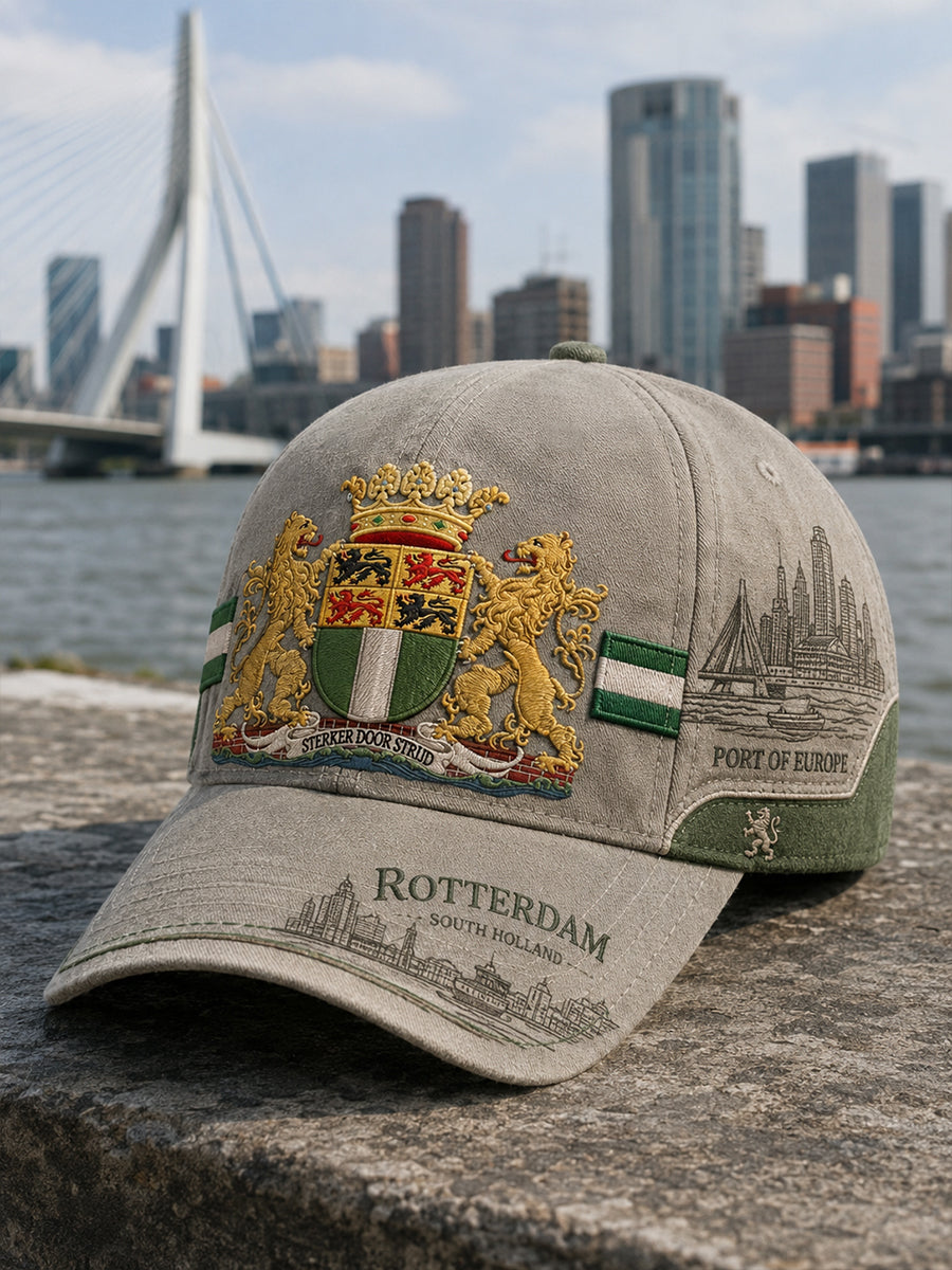 Muts met herdenkingsprint van de stad