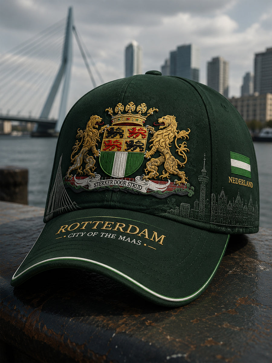 Muts met herdenkingsprint van de stad