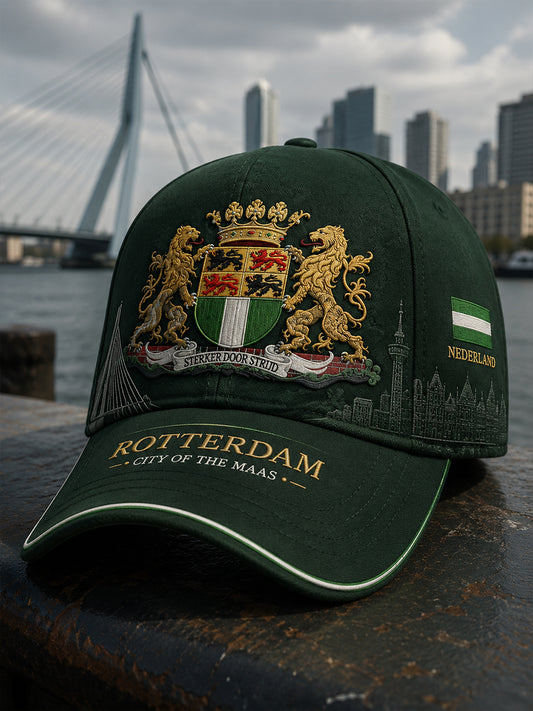 Muts met herdenkingsprint van de stad