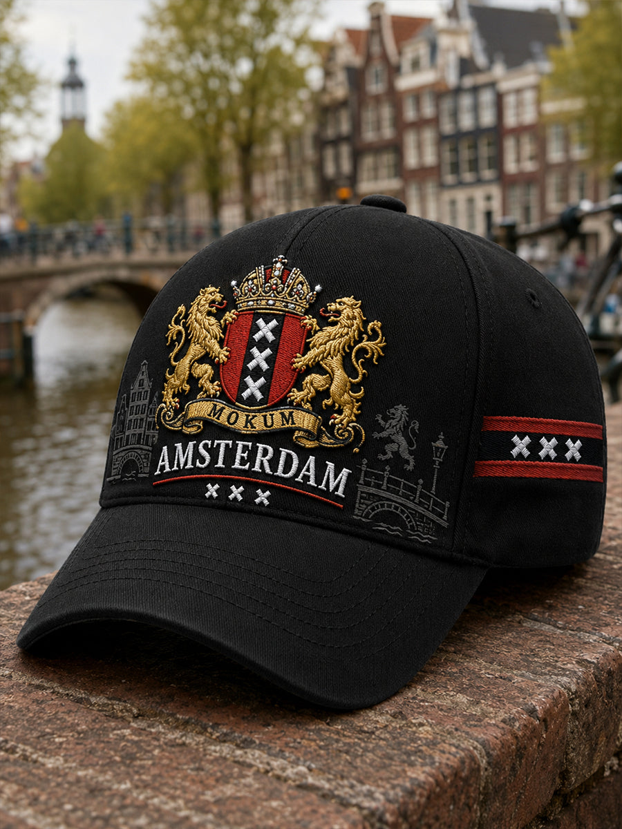 Muts met herdenkingsprint van de stad