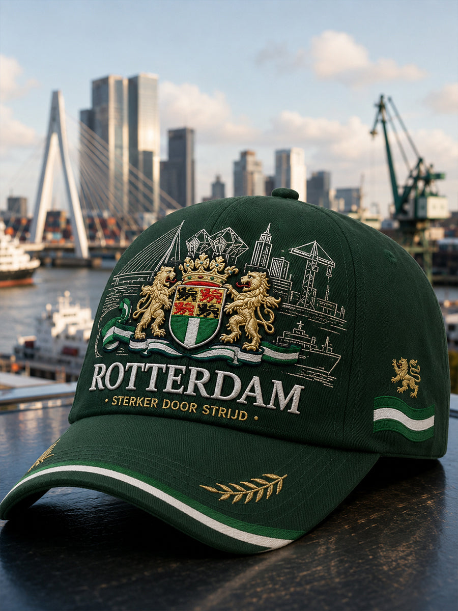 Muts met herdenkingsprint van de stad
