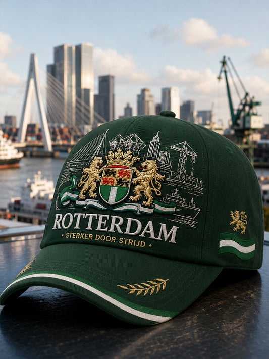 Muts met herdenkingsprint van de stad