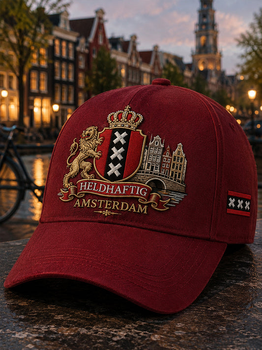 Muts met herdenkingsprint van de stad