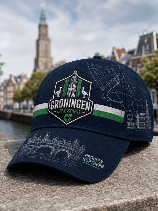 Muts met herdenkingsprint van de stad