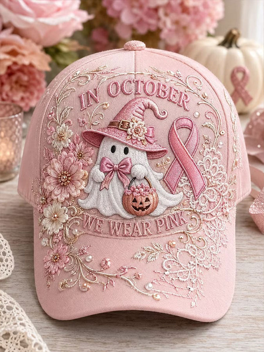 Uniseks Hoed voor Oktober: We Dragen Roze