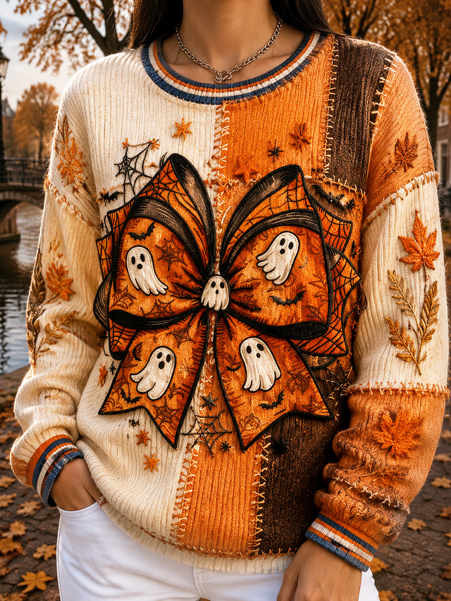 Nederlandse Halloween patchworkprint met losse pasvorm voor dames