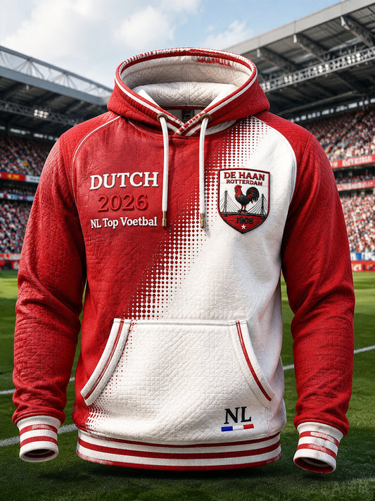 Eredivisie Feyenoord Rotterdam bedrukt casual sweatshirt met capuchon voor heren