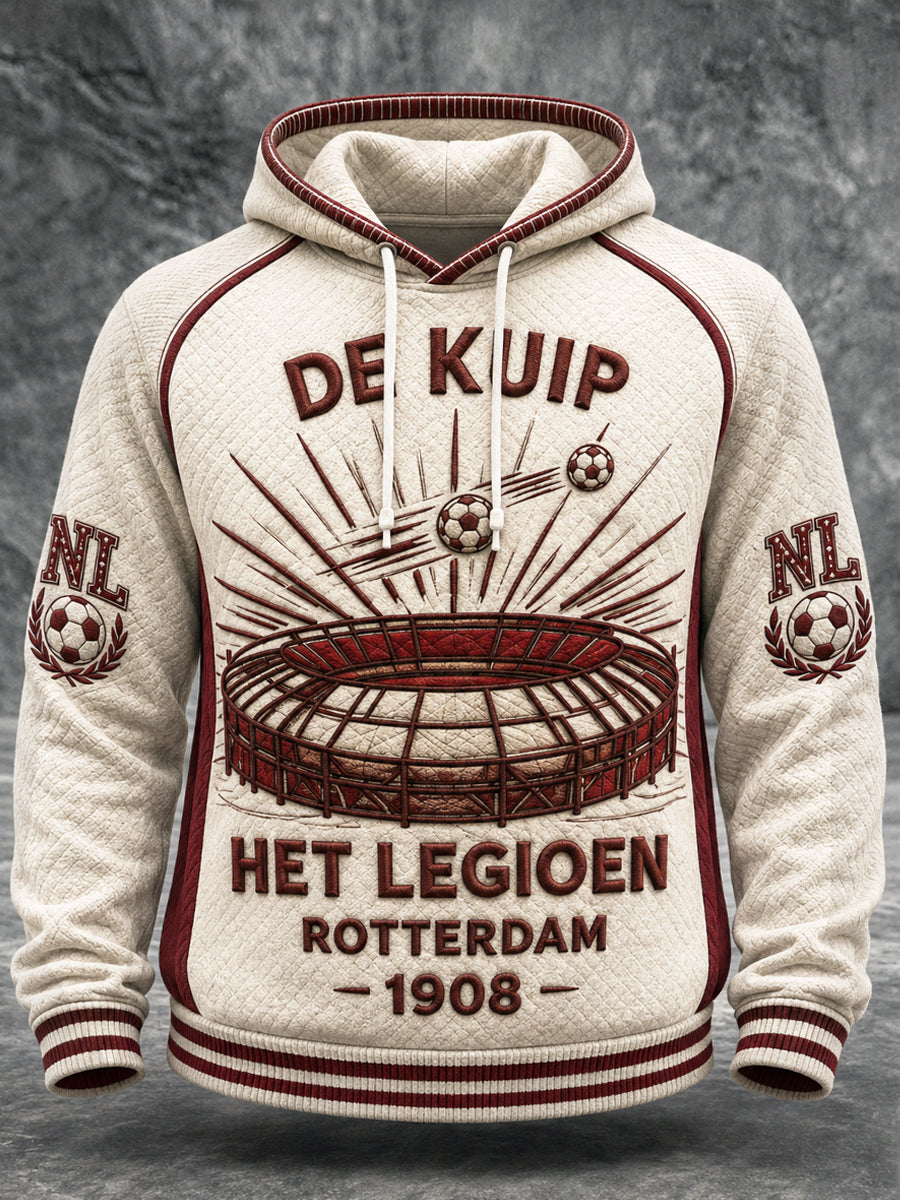 Nederlandse Eredivisie Feyenoord voetbal bedrukt casual sweatshirt met capuchon voor heren