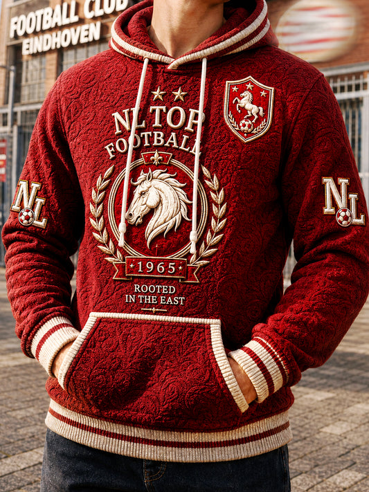 Heren Eredivisie FC Twente Maru-print casual sweatshirt met capuchon