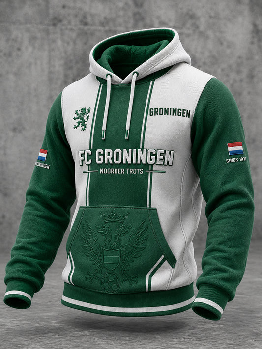 Sweatshirt met lange mouwen en een voetbalthema